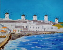 Les moulins de Mykonos 2