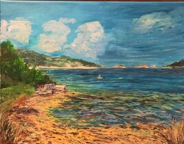 La baie en mar&eacute;e basse