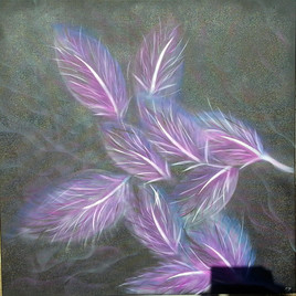 plumes violetes