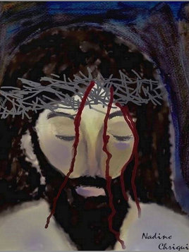 Visage du Christ crucifié