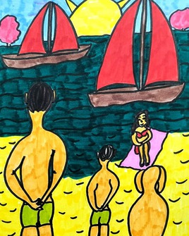 Elle se fait bronzer