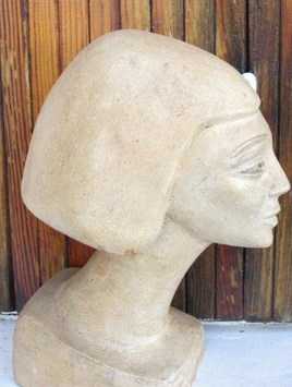 buste de reine égyptienne.