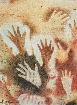 Empreintes f&eacute;minines rupestres