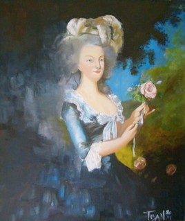Marie Antoinette à la rose