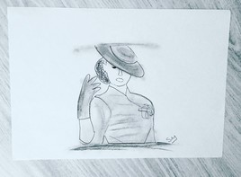 Mujer con sombrero
