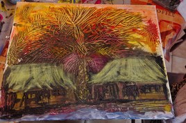 paillotes aux Comores