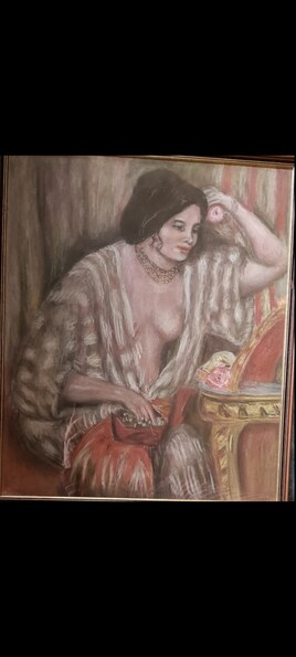 Gabriel aux bijoux d'apr&egrave;s auguste Renoir