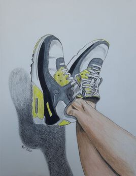 Sneakers sketching