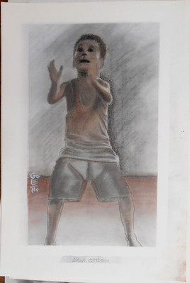 GOLETTO : Etude enfant pour toile