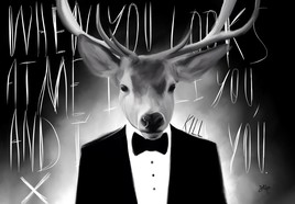 When you look at me.