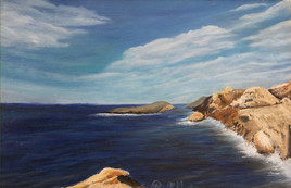 Rocher &agrave; Saint Cyr sur mer