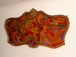 Composition dans le cadre du miroir .