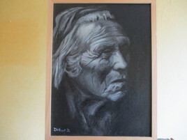 Nez Perc&eacute; indian.