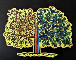 feutre sur papier canson