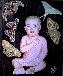 Bébé aux Papillons
