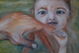 Le p&egrave;re et l'enfant.