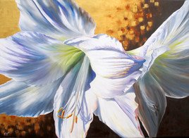 Duo d 'Iris devant un autre soleil