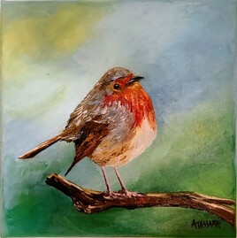 comme un rouge gorge