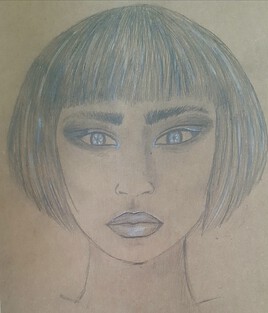 Femme aux yeux blancs