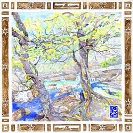 Aquarelle Pyrénées