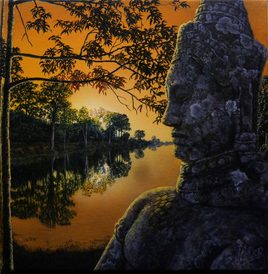 Les douves d'Angkor Thom