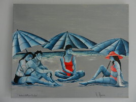 tendresse metallique &agrave; la plage