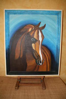 ARC EN CIEL PORTRAIT DE CHEVAL