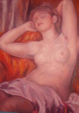 Copie baigneuse de Renoir