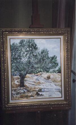 OLIVIER DE PROVENCE WHO IS NOW IN JERUSALEME (OIL BY Claude Dubois)