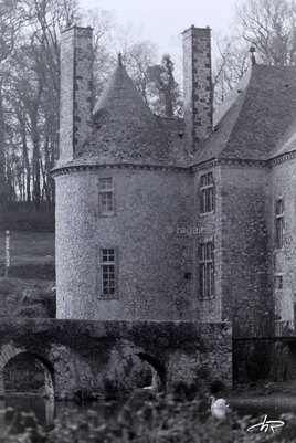 Chateau de Saint Martin le Hebert en 1982