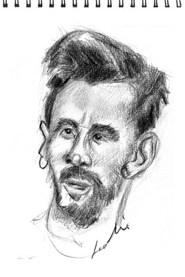 Page de carnet. Crini&egrave;re de lion