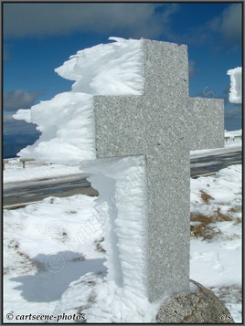 La croix glacée verso.