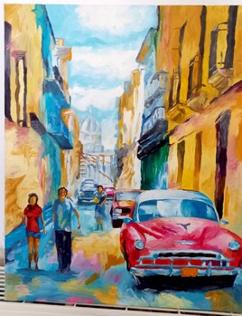 Palette de couleurs &agrave; cuba