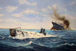 Le naufrage du Lusitania.