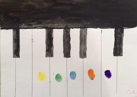 Piano en couleurs