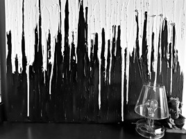 Rencontres du noir et du blanc incliner