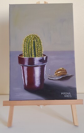 Le cactus et l'escargot