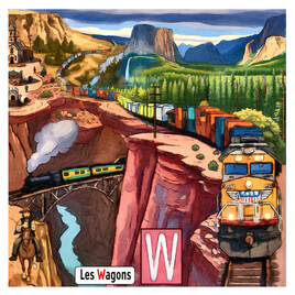 Alphabet fran&ccedil;ais pour nos petits - Lettre W