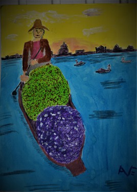 crépuscule sur le klong