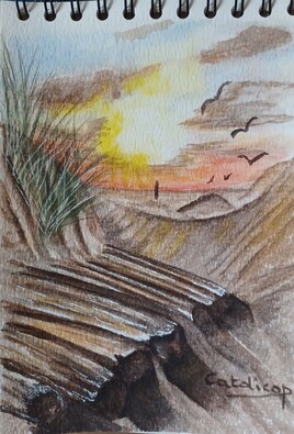 Dunes Chemin de Traverse 001 (Petit Mod&egrave;le)