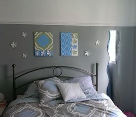 Toiles déco pour s'agencer à la litterie