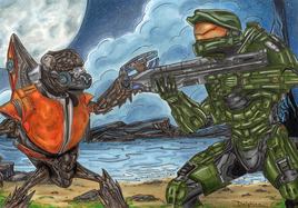 Spartan vs Grunt ***COMMISSION***