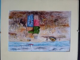 Ballade à la plage avec Larrick