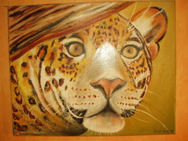 Gu&eacute;pard sous la branche