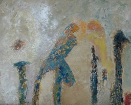 Pr&eacute;sences 37, 2016, technique mixte, 40x50cm