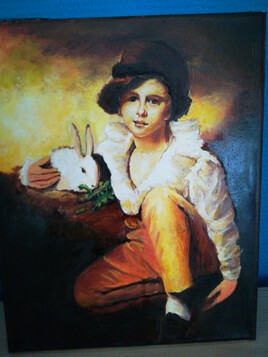 Enfant au lapin
