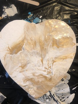 Gold heart
