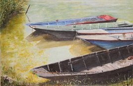 barques sur les bords de loire