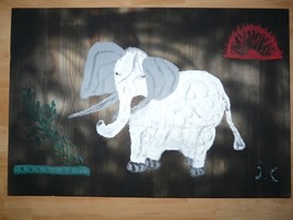 Eléphant blanc Asie