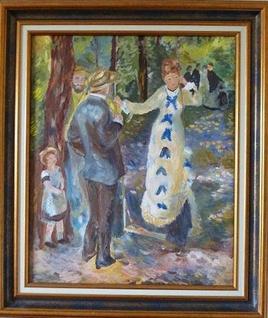 La Balançoire (copie de Renoir)